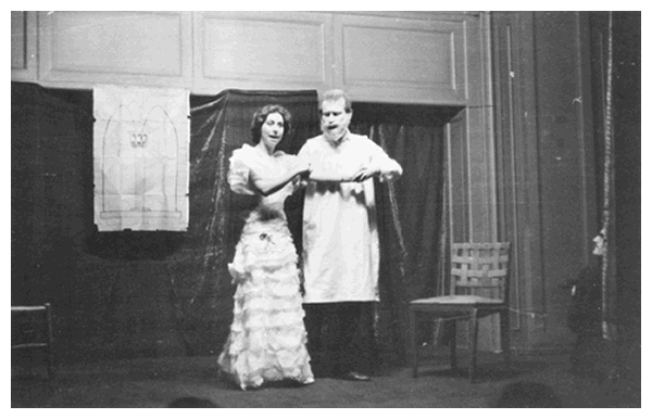 Marcos Mundstock y Patricia Jaimovich en Il figlio del pirata.